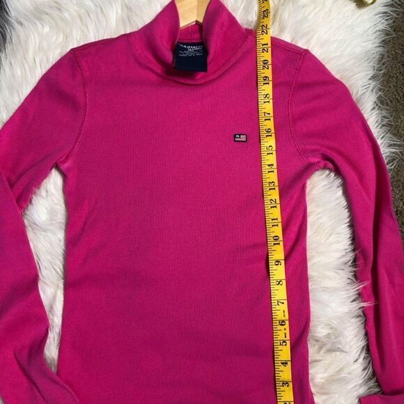 Vintage 90s Pink Preppy Quiet Luxury Ralph Lauren Polo Turtleneck - Picture 4 of 8